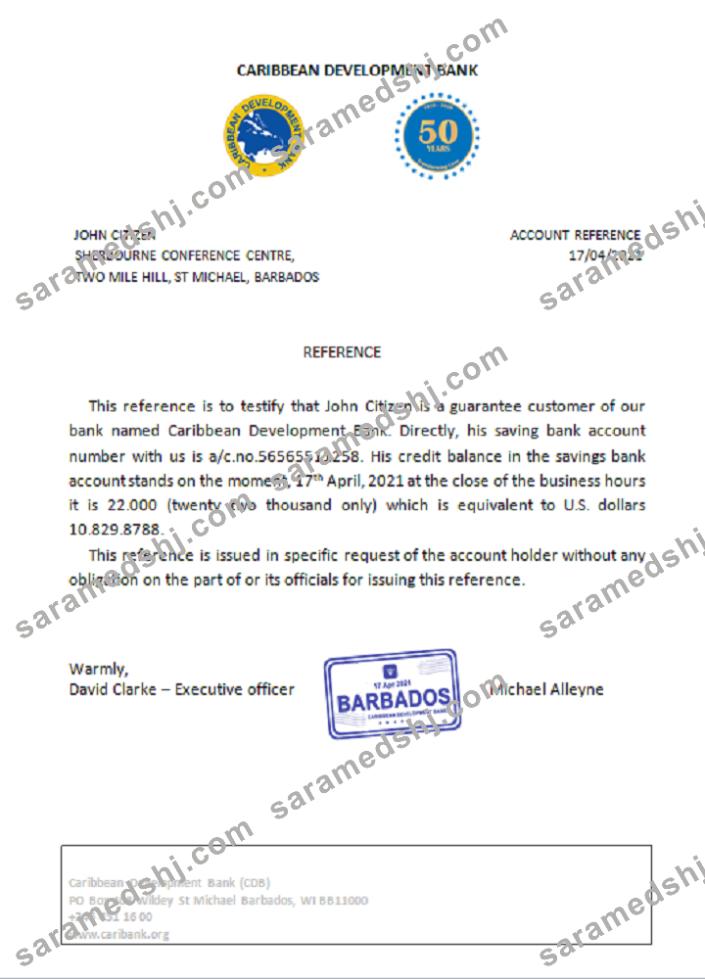 Barbados_Caribbean Development Bank_reference